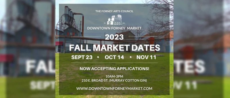 Forney downtown market opens applications for fall vendors