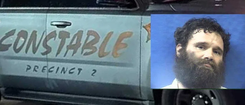 Man suspected of theft from area job sites leads police on five-county, 157-mile pursuit; ending just short of Louisiana state line