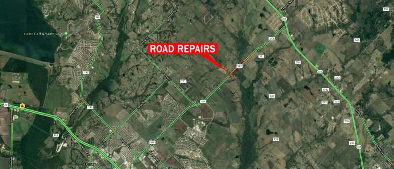 FM 548 to be reduced to one lane for several days for road repairs