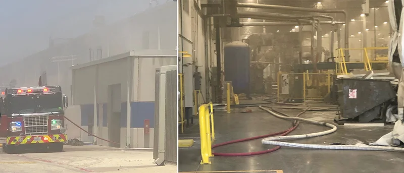 27 firefighters from 7 agencies respond to Terrell warehouse fire