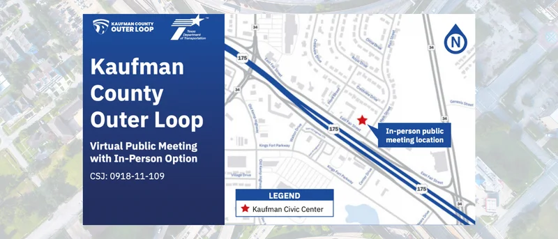 Kaufman County and TXDOT Propose New Outer Loop - Public Input Session
