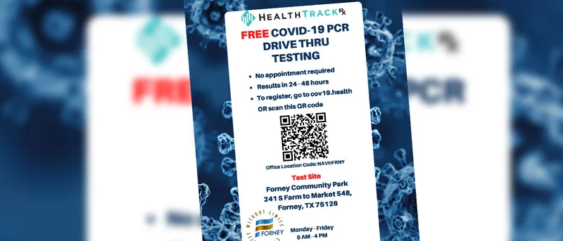 City of Forney to host free drive-thru COVID-19 test site, beginning Feb. 7