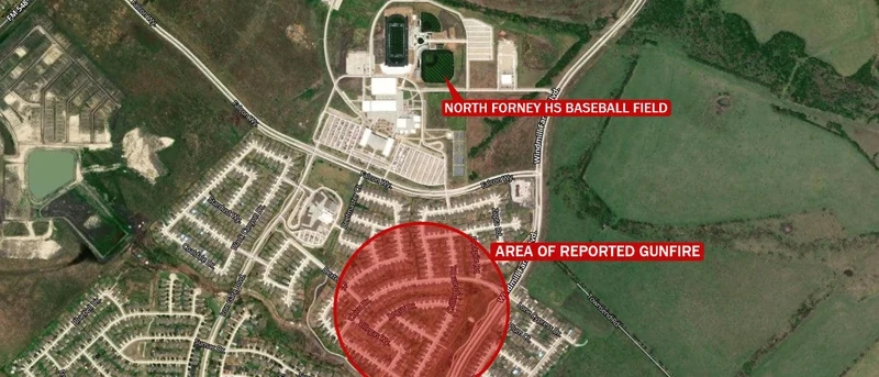 North Forney-Tyler baseball game stopped due to reported gunfire in nearby neighborhood