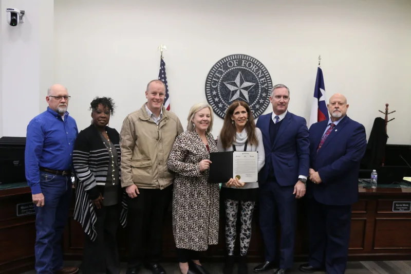 Forney city council, Senior Connect celebrates nationwide March for Meals campaign