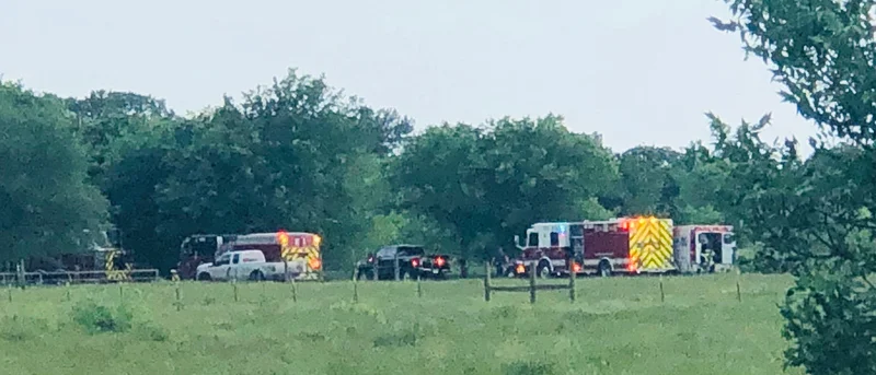 Terrell, Forney firefighters working residential structure fire