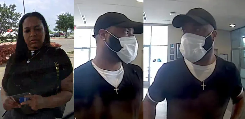 Forney police seeking public's assistance identifying two alleged theft suspects