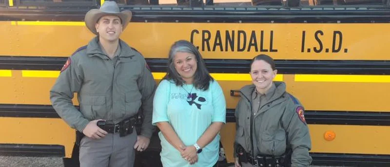 DPS Troopers ride along for National School Bus Safety Week