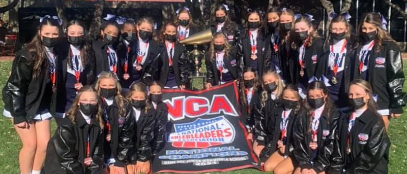 Warren Middle School Cheer Squad wins NCA competition and several other awards