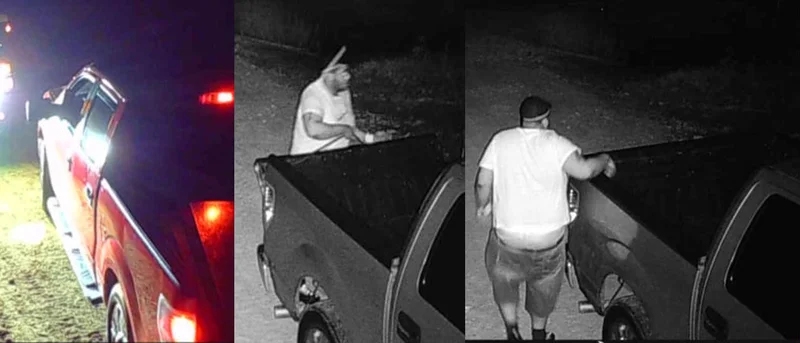 KCSO seeking public's assistance identifying male subjects who allegedly stole lumber from Combine-area job site