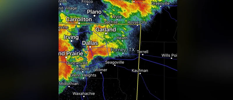 Severe Thunderstorm Warning for Kaufman County until 10:30 p.m. Watch until 1 a.m.