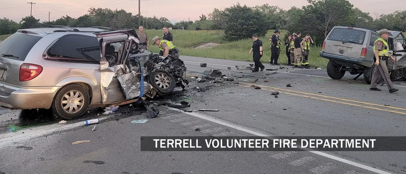 Two critically injured, airlifted from head-on collision on SH 34