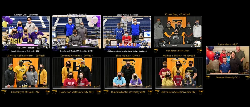 Nine Forney ISD students sign Letters of Intent on National Signing Day