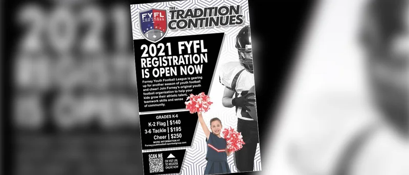 Forney Youth Football League football and cheer registration open until June 19