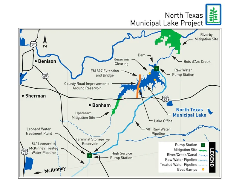 North Texas Municipal Water District breaks ground on newest lake in North Texas