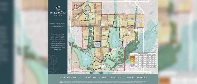 Meraki development planned north of Forney