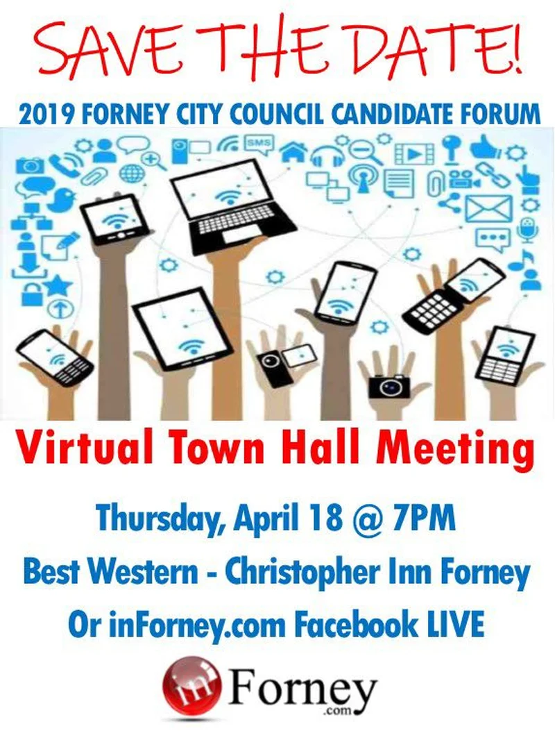 Forney candidates invited to participate in virtual town hall meeting