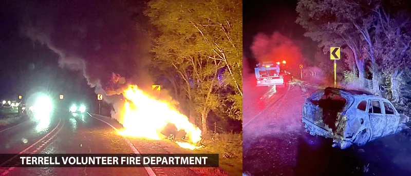 Man airlifted after fiery crash on FM 148