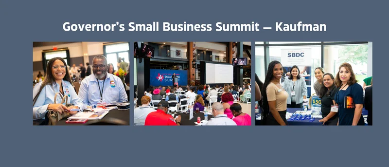 Governor’s Small Business Summit — Kaufman