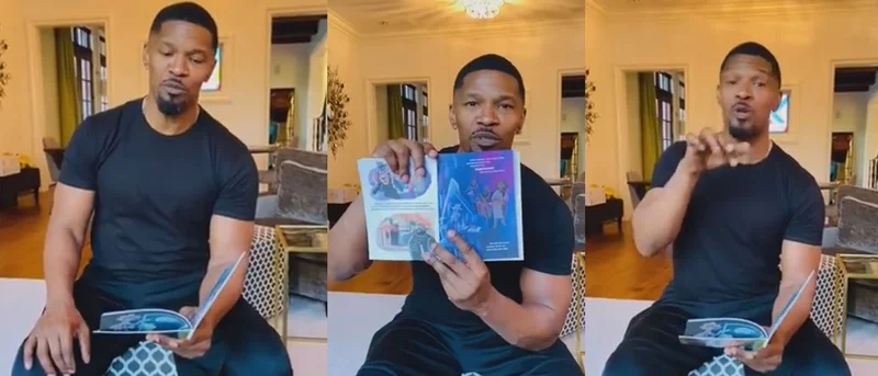 Jamie Foxx sends video to Terrell ISD students for virtual African American Read-in, celebrating Black History Month and emphasizing importance of reading