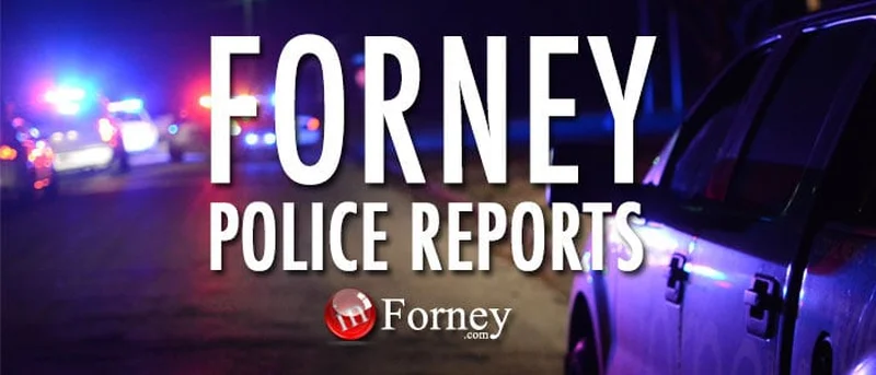 Forney Police Department reports, Oct. 18-24, 2021