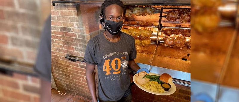 Cowboy Chicken fans support Senior Connect: Meals on Wheels of Kaufman county with 'buy a plate' promotion