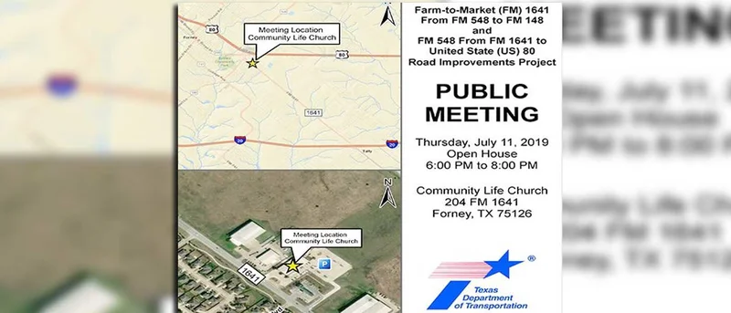 TxDOT to host public meeting on FM 1641 expansion, July 11