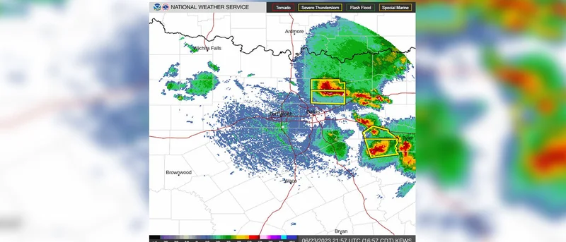 Severe Thunderstorm Warning, Watches issued for Kaufman County
