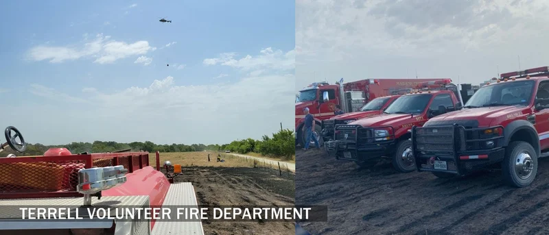King Creek Fire near Kemp estimated at 460 acres and 75% containment, according to Texas A&M Forest Service