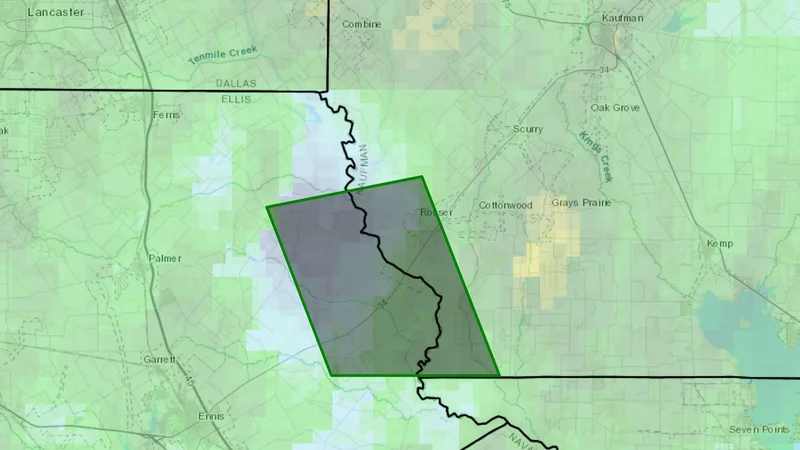 Flood Warning issued for Trinity River near Rosser