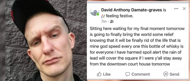 Man arrested in Canton square with fake gun after allegedly making threats on social media