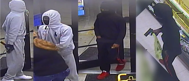 Police: Armed robbery suspects force children into Dollar General, shoot into ceiling