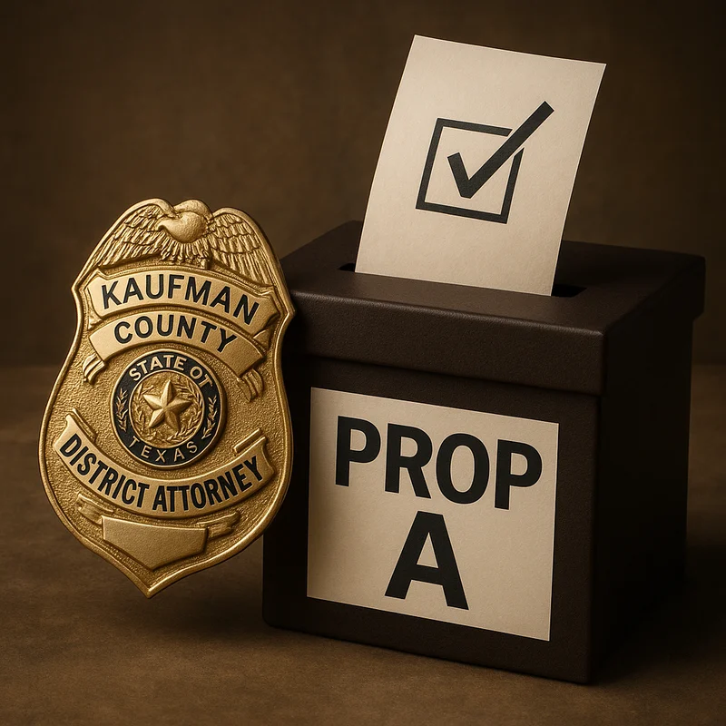 Kaufman County District Attorney Erleigh Wiley: Why Prop A Matters Now