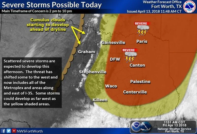 Tornado Watch issued for Kaufman County until 10 p.m.