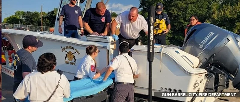 Coordinated rescue efforts help seriously injured boater off Cedar Creek Lake