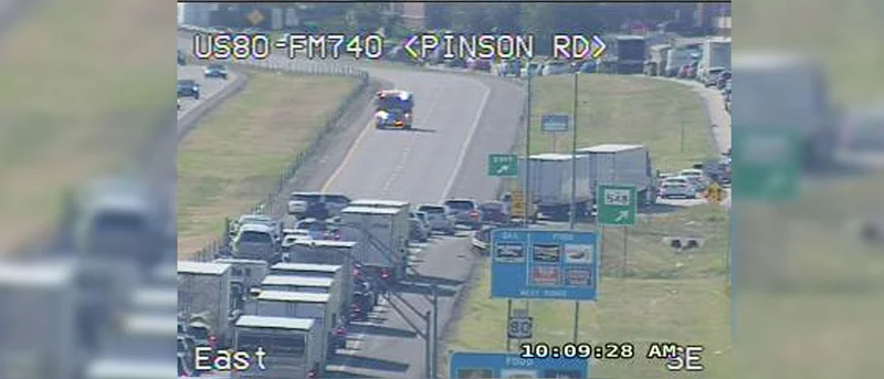 Eastbound U.S. Highway 80 closed in Forney due to accident