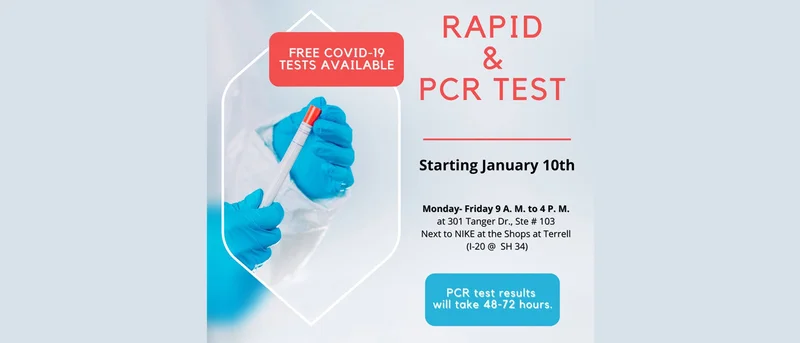 Free COVID-19 testing site to return to Shops at Terrell, beginning Jan. 10