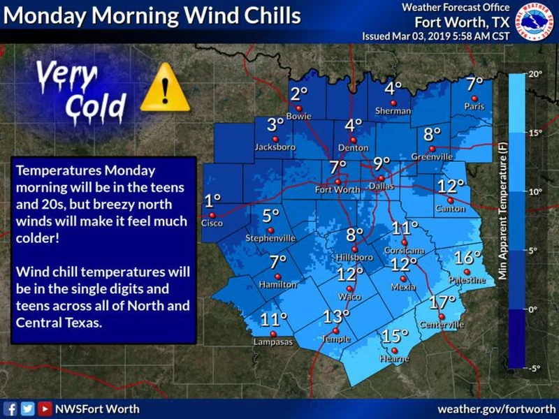 Rain, wind, falling temperatures make for a frigid start to week