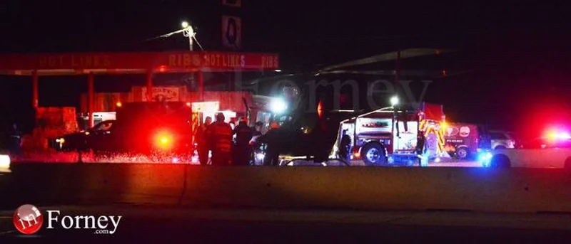 One airlifted from rollover crash on U.S. Highway 80 at Dallas-Kaufman Co. line