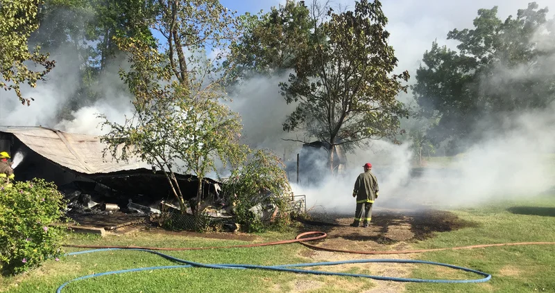 Elmo home destroyed in Wednesday morning fire