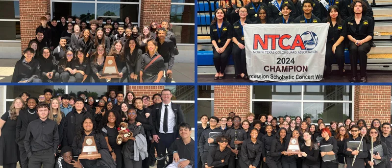 North Forney Falcon Band Makes School History