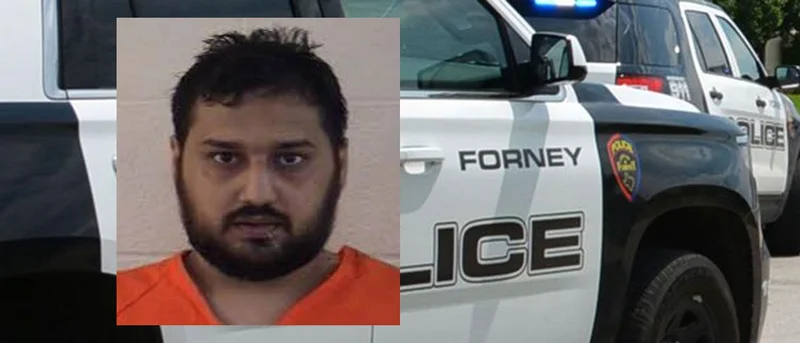 Mesquite man arrested following vehicular disturbance, police pursuit in Forney