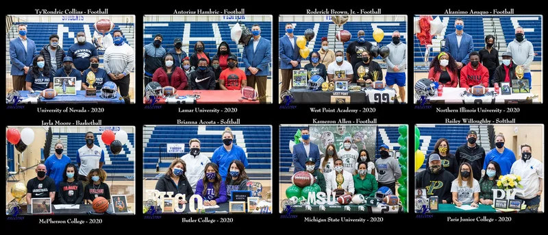 Eight North Forney High School athletes sign letters of intent on National Signing Day