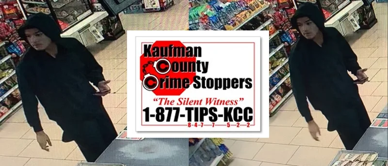Kaufman County Sheriff's Office seeking person of interest in burglary and theft cases