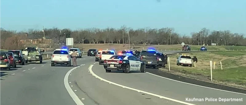 Dallas police chase of armed carjacking suspect ends in Kaufman County