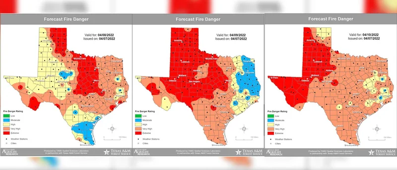 Kaufman County Fire Marshal's Office recommending no outdoor burning this weekend due to 'very high' risk