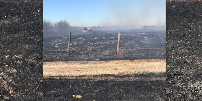 Four fire departments extinguish Crandall-area grass fire