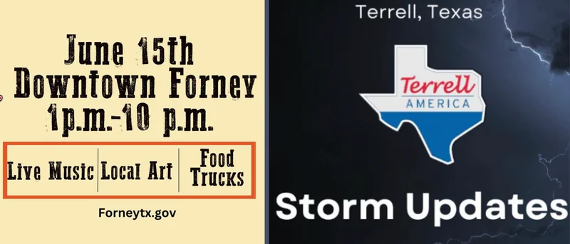 Forney Reschedules Festival - Terrell Asks Residents To Place Brush Behind Curbs