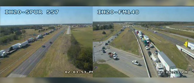 Major delays eastbound I-20 due to separate multi-vehicle crashes, overturned 18-wheeler