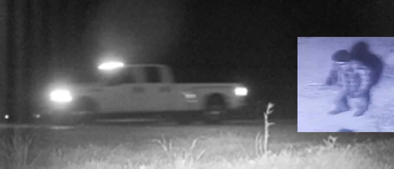 Kaufman Police Department seeking individual, truck in ongoing theft investigation at lumber yard