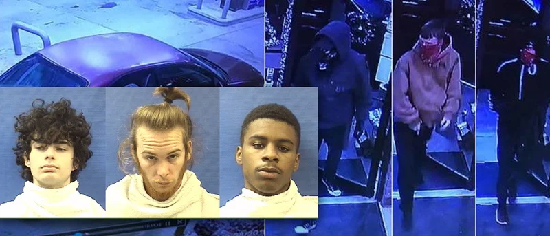 Three indicted in armed robbery of Scurry Exxon